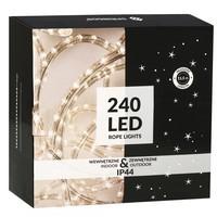 Гірлянда дюралайт вулична (зовнішня) Springos Rope Lights 10 м 240 LED CL1200 Warm White