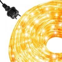 Гірлянда дюралайт вулична (зовнішня) Springos Rope Lights 10 м 240 LED CL1200 Warm White