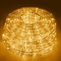 Гірлянда дюралайт вулична (зовнішня) Springos Rope Lights 10 м 240 LED CL1200 Warm White