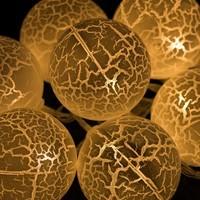 Гірлянда на батареях Springos Cracked Cotton Balls 2 м 10 LED CL0068 Warm White