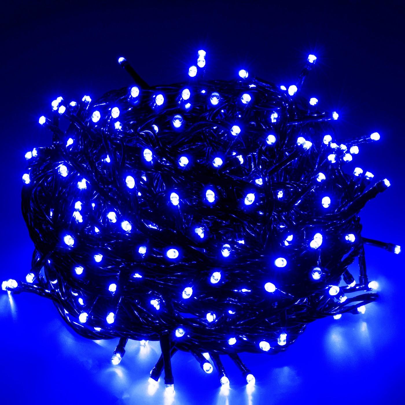 Гірлянда вулична (зовнішня) Springos 25 м 500 LED CL0523 Blue