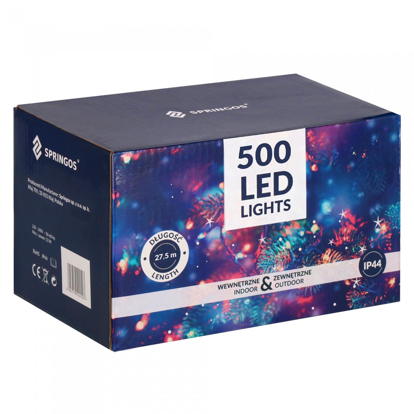 Гірлянда вулична (зовнішня) Springos 25 м 500 LED CL0523 Blue