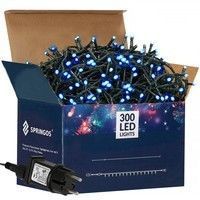 Гірлянда вулична (зовнішня) Springos 15 м 300 LED CL0323 Blue