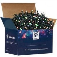 Гірлянда вулична (зовнішня) Springos 15 м 300 LED CL0322 Mix