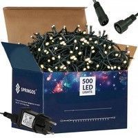 Гірлянда вулична (зовнішня) Springos 25 м 500 LED CL0521 Warm White