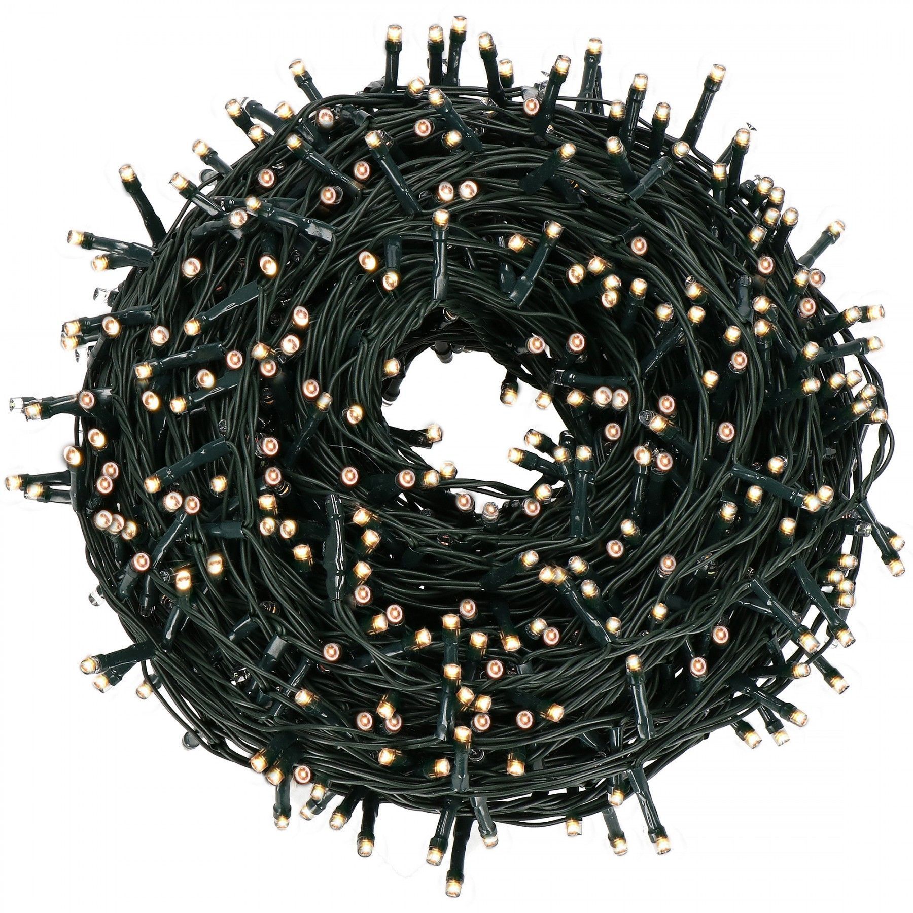 Гірлянда вулична (зовнішня) Springos 25 м 500 LED CL0521 Warm White