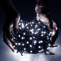 Гірлянда вулична (зовнішня) Springos 15 м 300 LED CL0320 Cold White