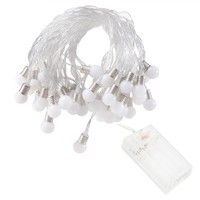 Гірлянда у вигляді лампочок на батареях Springos 10 м 50 LED CL0113 Warm White