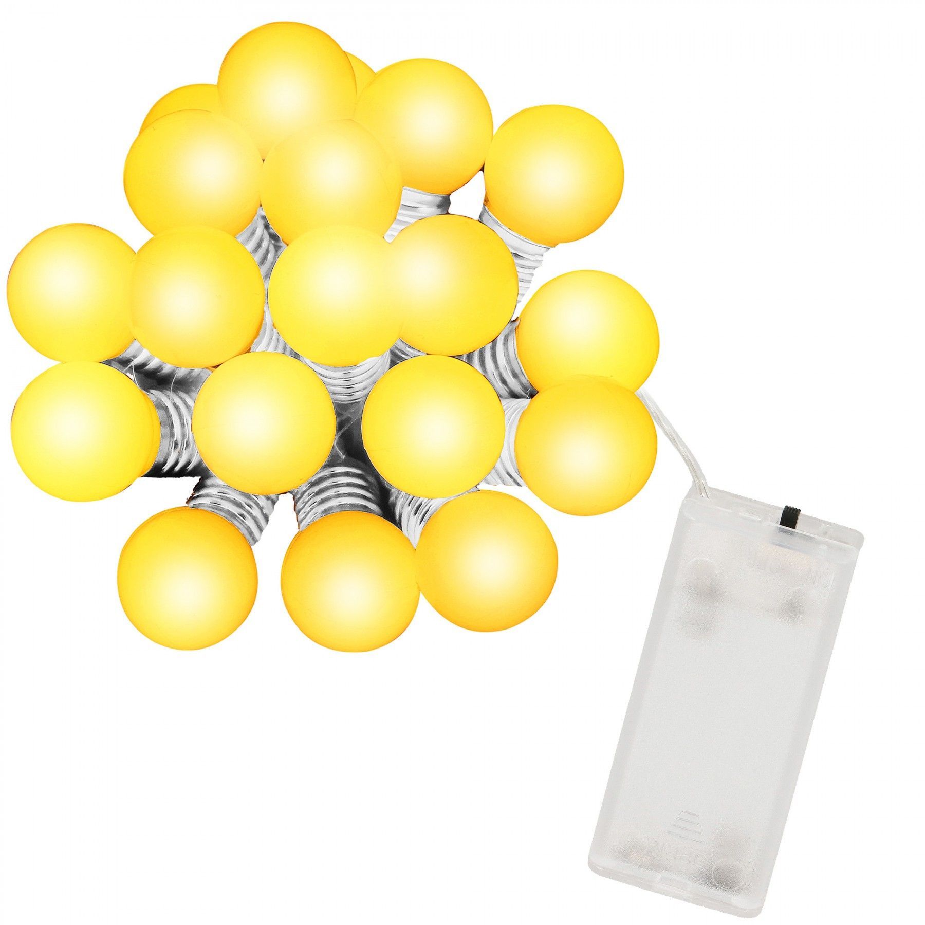 Гірлянда у вигляді лампочок на батареях Springos 4 м 20 LED CL0112 Warm White