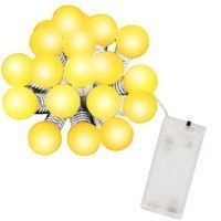 Гірлянда у вигляді лампочок на батареях Springos 4 м 20 LED CL0112 Warm White