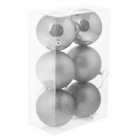 Набір ялинкових куль Springos d=10 см 6 шт CA0089