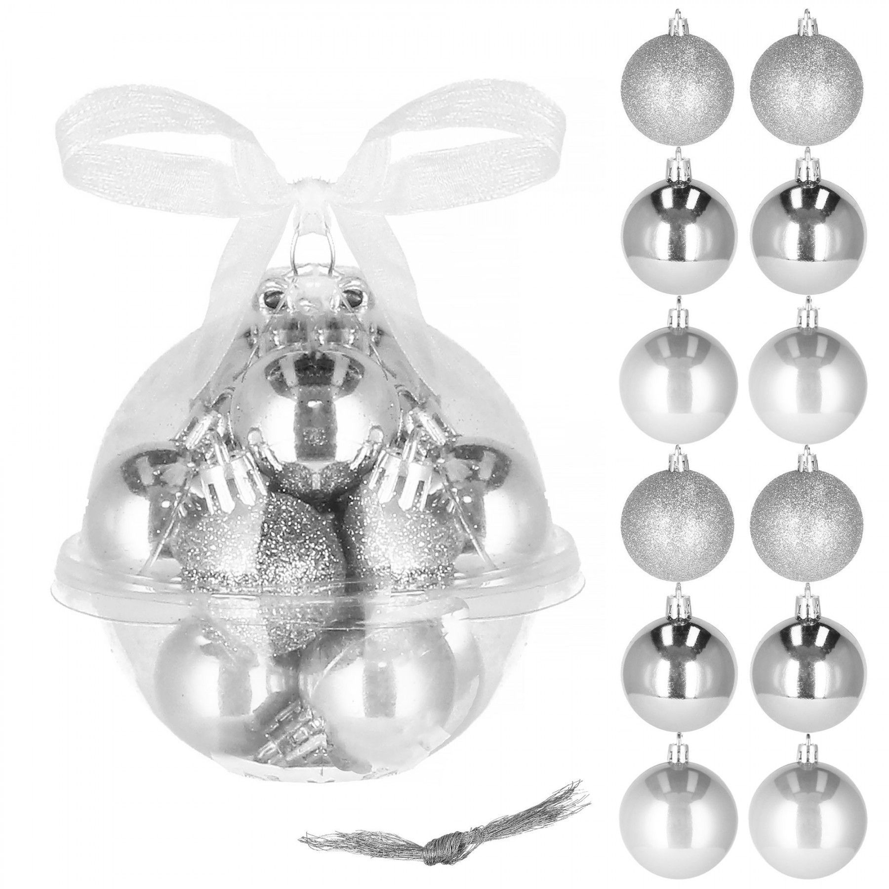 Набір ялинкових куль Springos d=3 см 12 шт CA0171