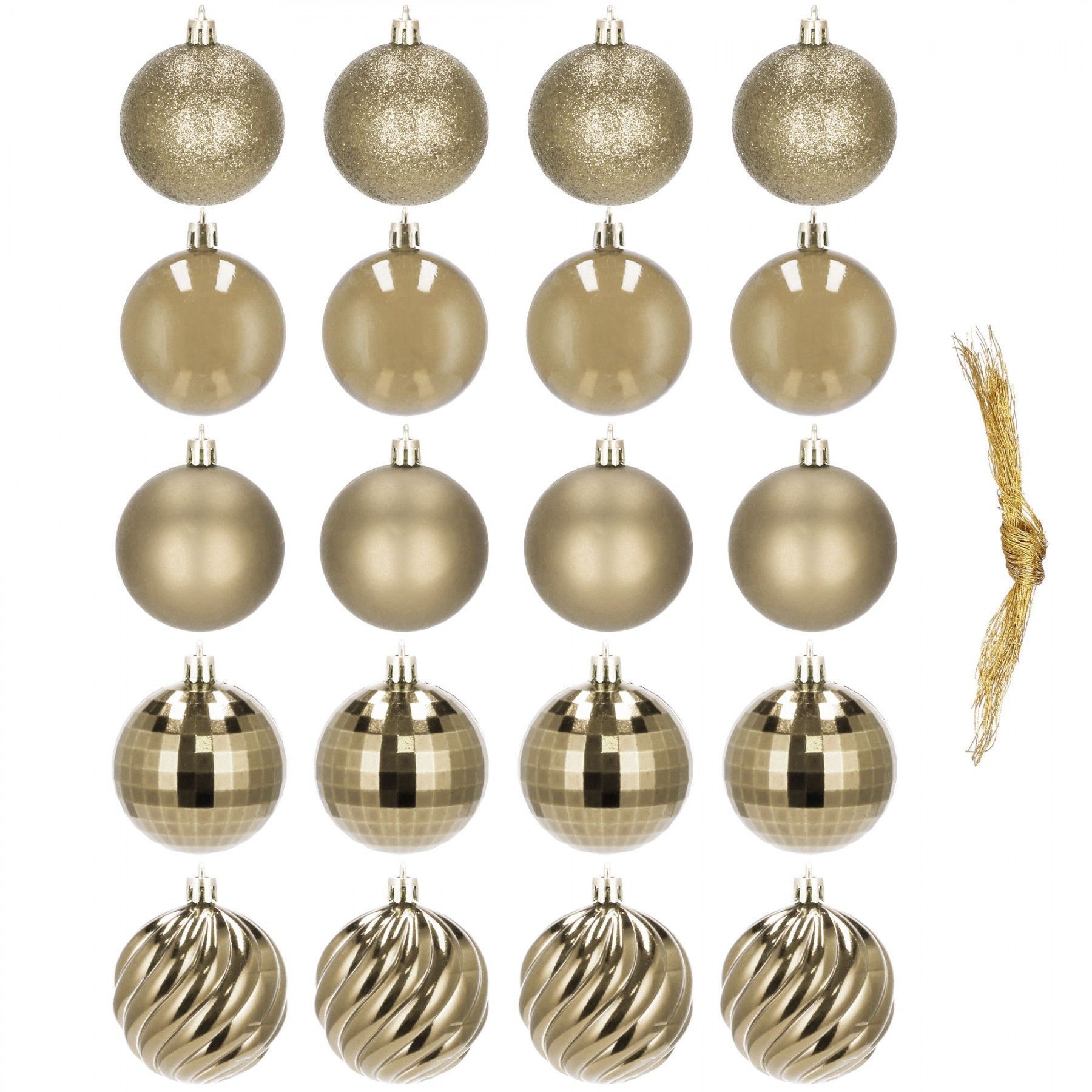 Набір ялинкових куль Springos d=6 см 20 шт CA0141