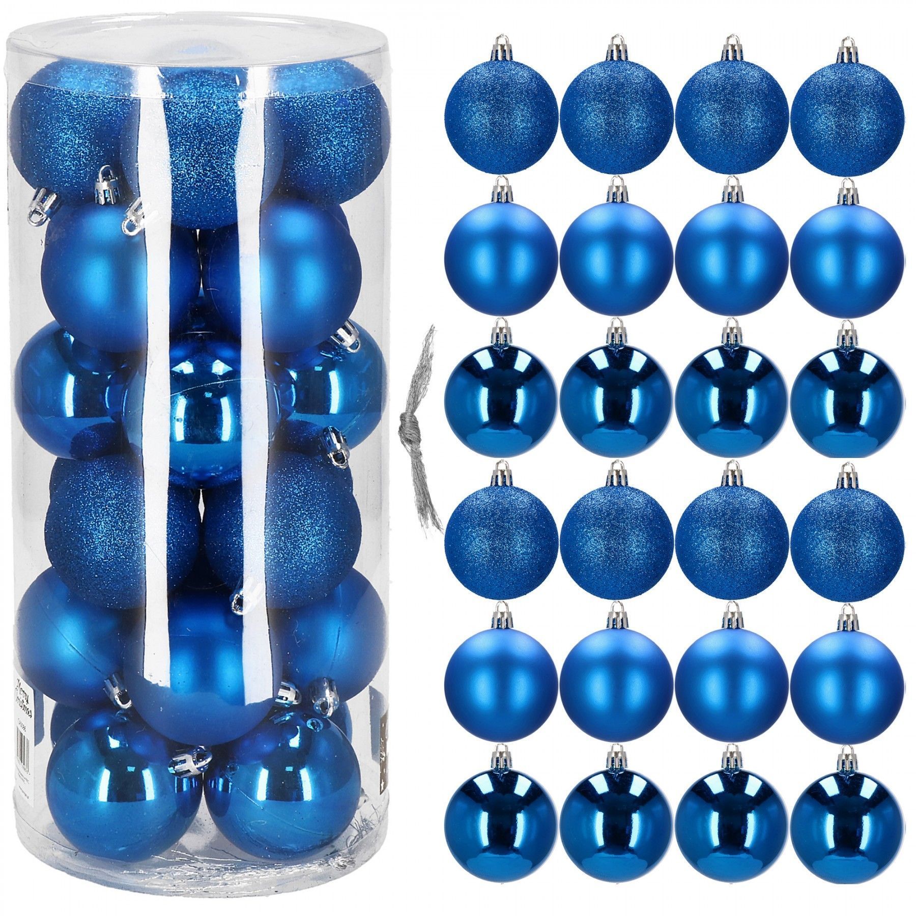 Набір ялинкових куль Springos d=6 см 24 шт CA0086