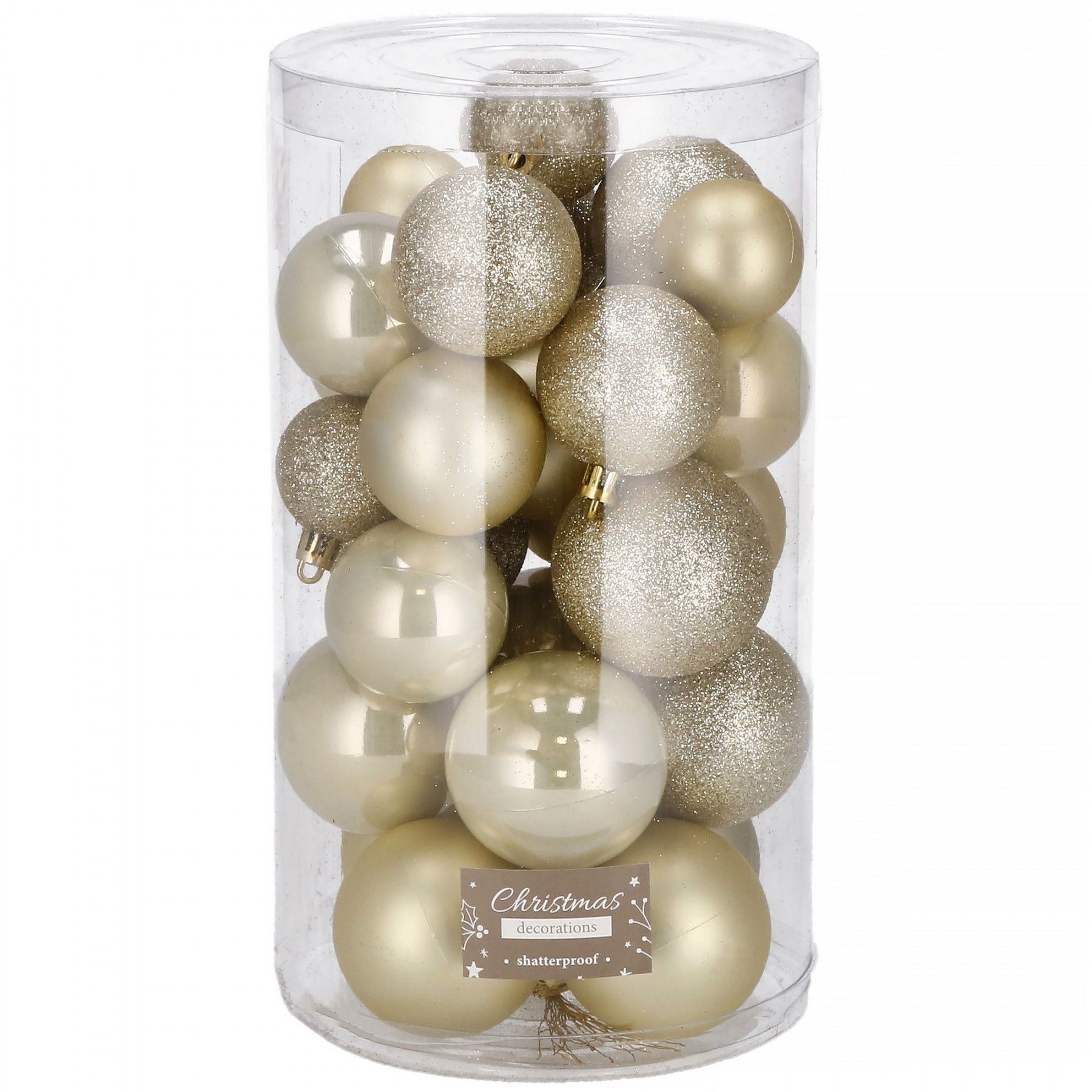 Набір ялинкових куль Springos d=6, 5, 4 см 30 шт CA0172