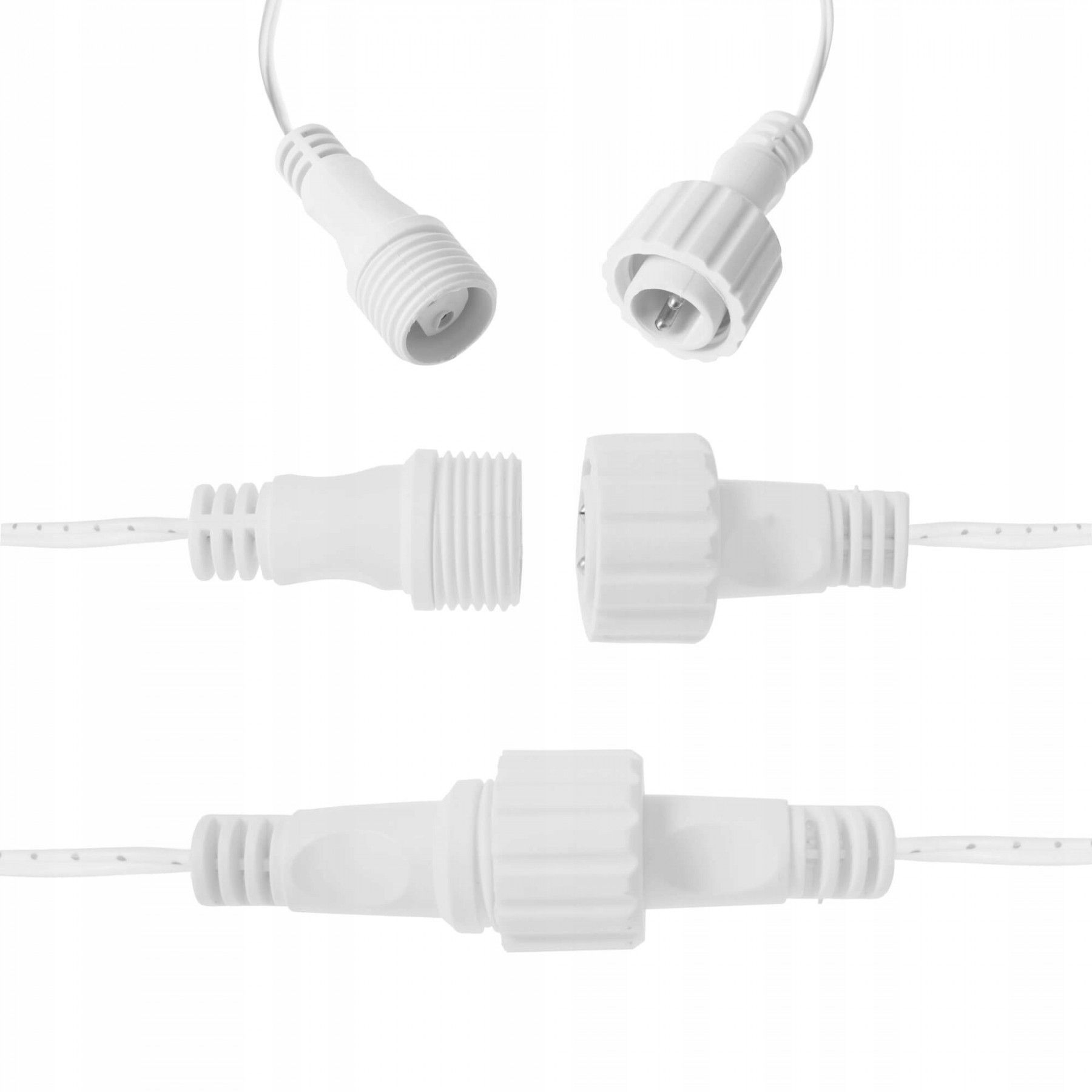 Гірлянда бахрома вулична (зовнішня) Springos 20 м 500 LED Pilot CL504 Cold White