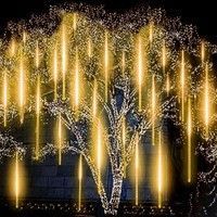 Гірлянда метеоритний дощ Springos 4 м 480 LED CL1212 Warm White