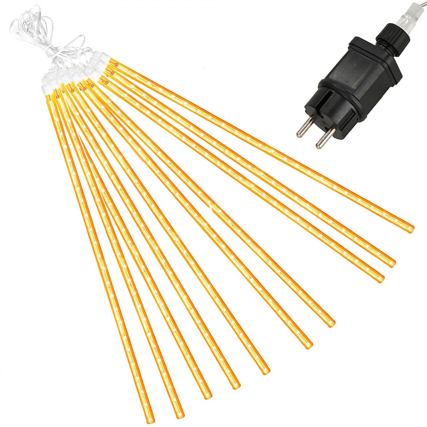 Гірлянда метеоритний дощ Springos 4 м 480 LED CL1212 Warm White