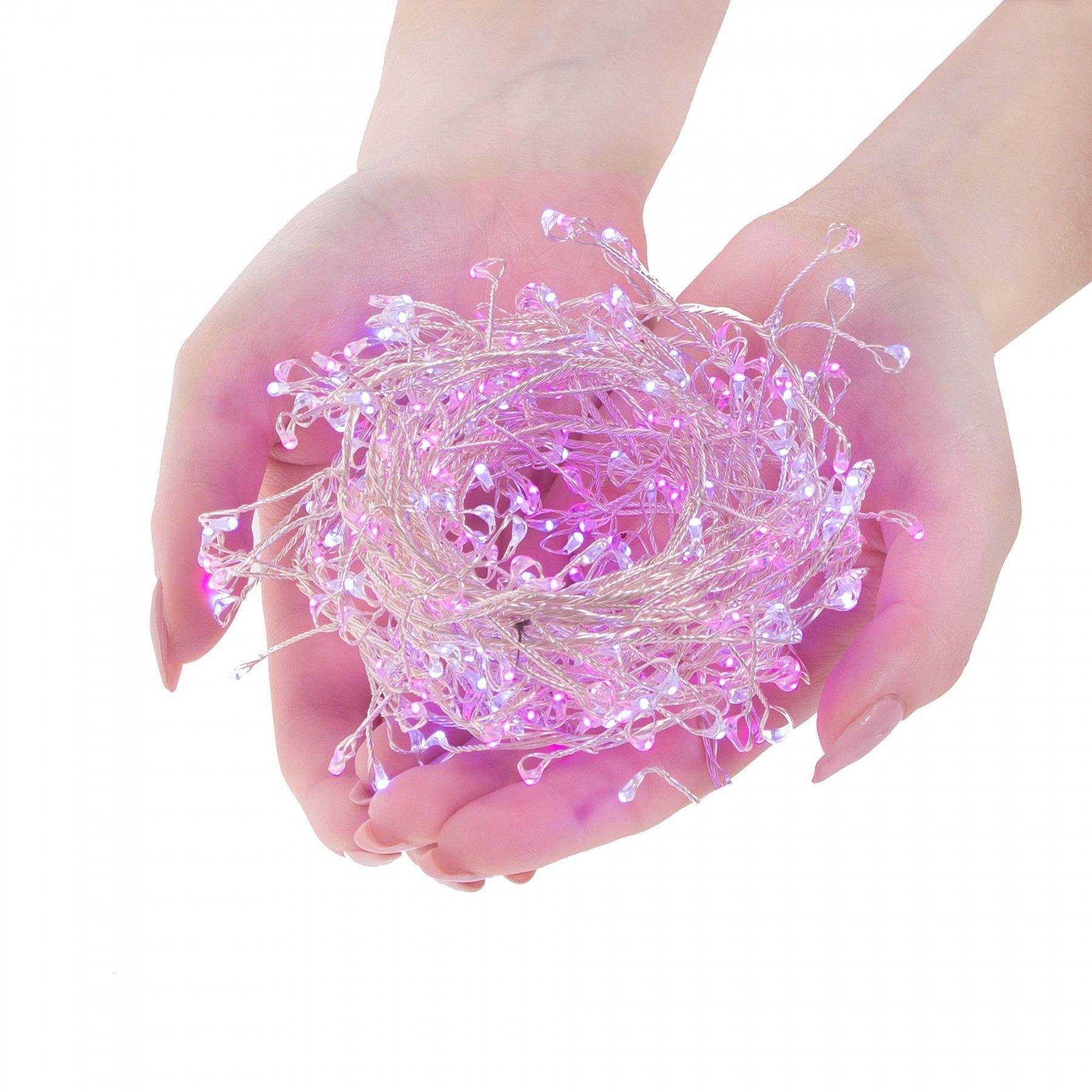 Гірлянда Springos 3 м 300 LED CL0091 Cold White/Pink