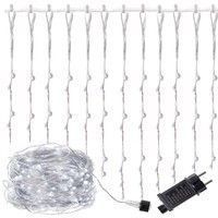 Гірлянда водоспад (штора) Springos 2 x 2 м 400 LED CL0098 Cold White