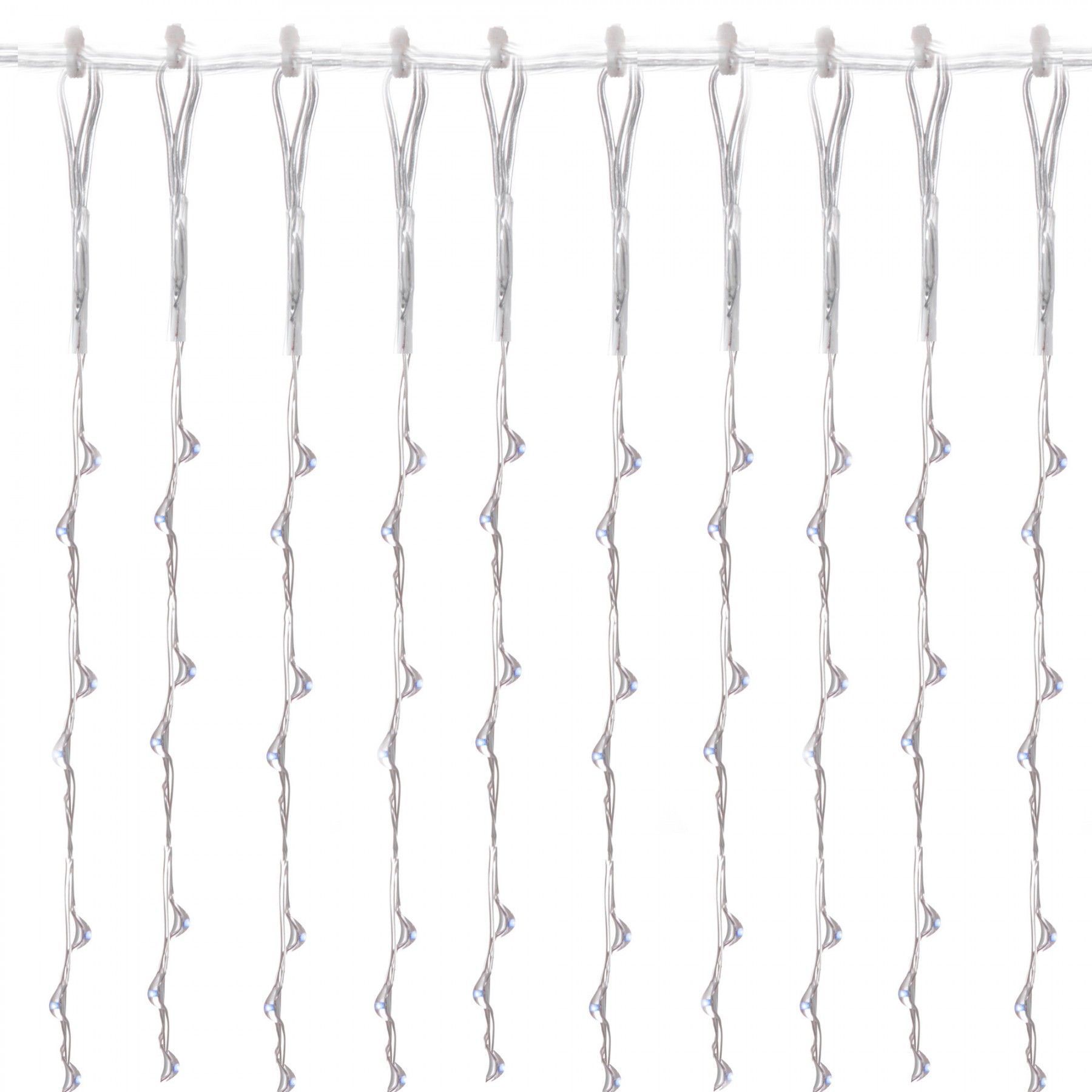 Гірлянда водоспад (штора) Springos 2 x 2 м 400 LED CL0098 Cold White