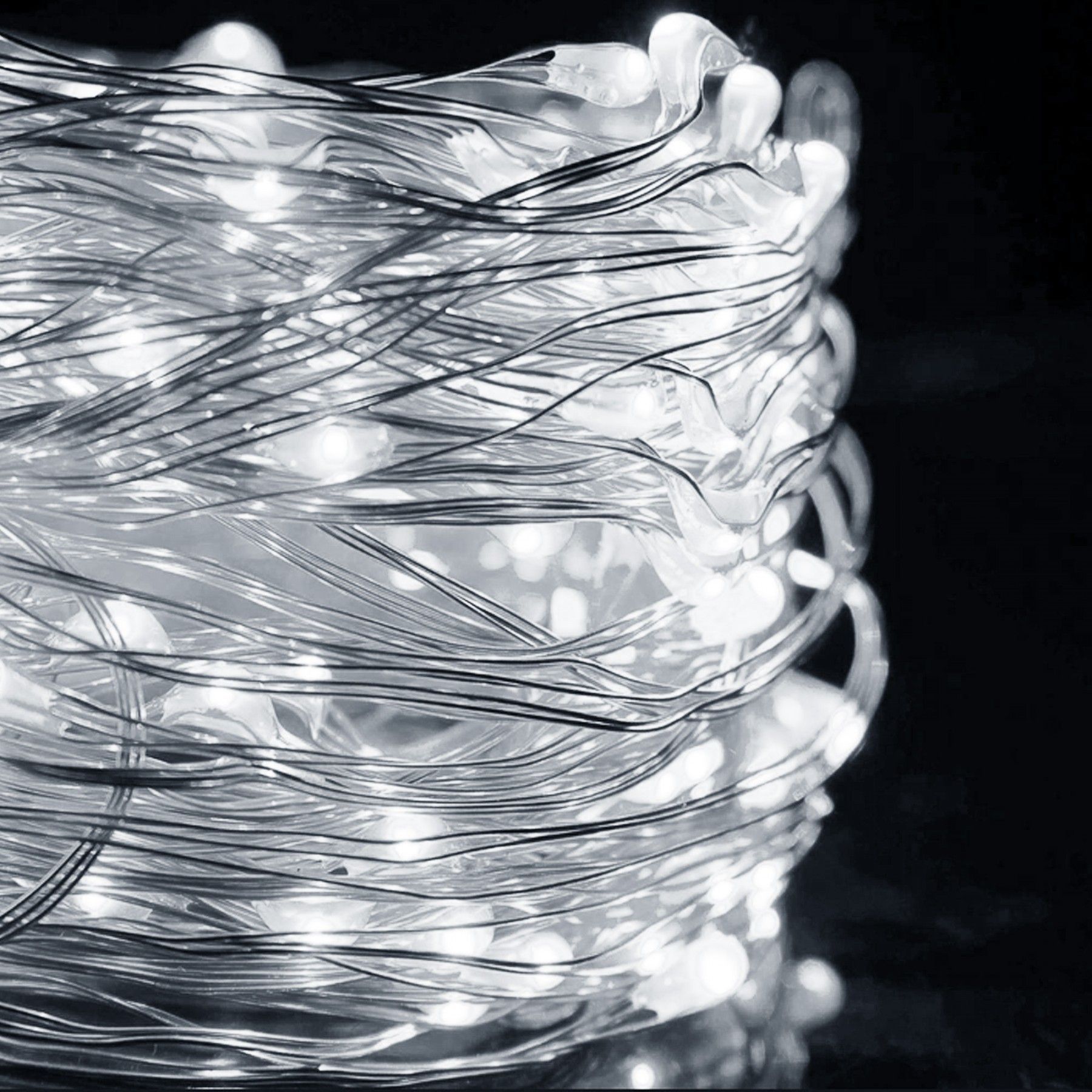 Гірлянда водоспад (штора) на батареях Springos 3 x 3 м 300 LED CL0184 Cold White
