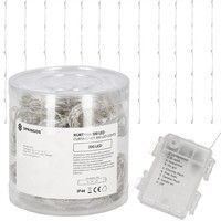 Гірлянда водоспад (штора) на батареях Springos 3 x 3 м 300 LED CL0184 Cold White