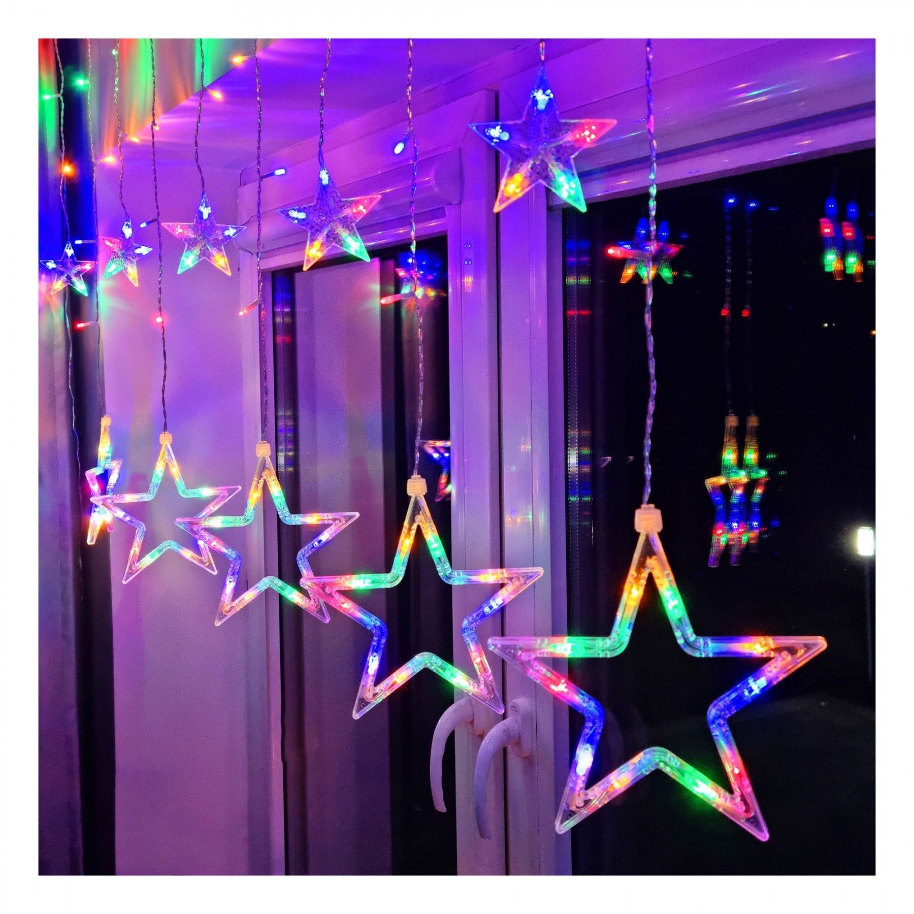 Гірлянда бахрома вулична (зовнішня) Springos 2 м 138 LED CL4017 Mix