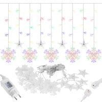 Гірлянда бахрома вулична (зовнішня) Springos 2.7 м 138 LED CL4019 Mix