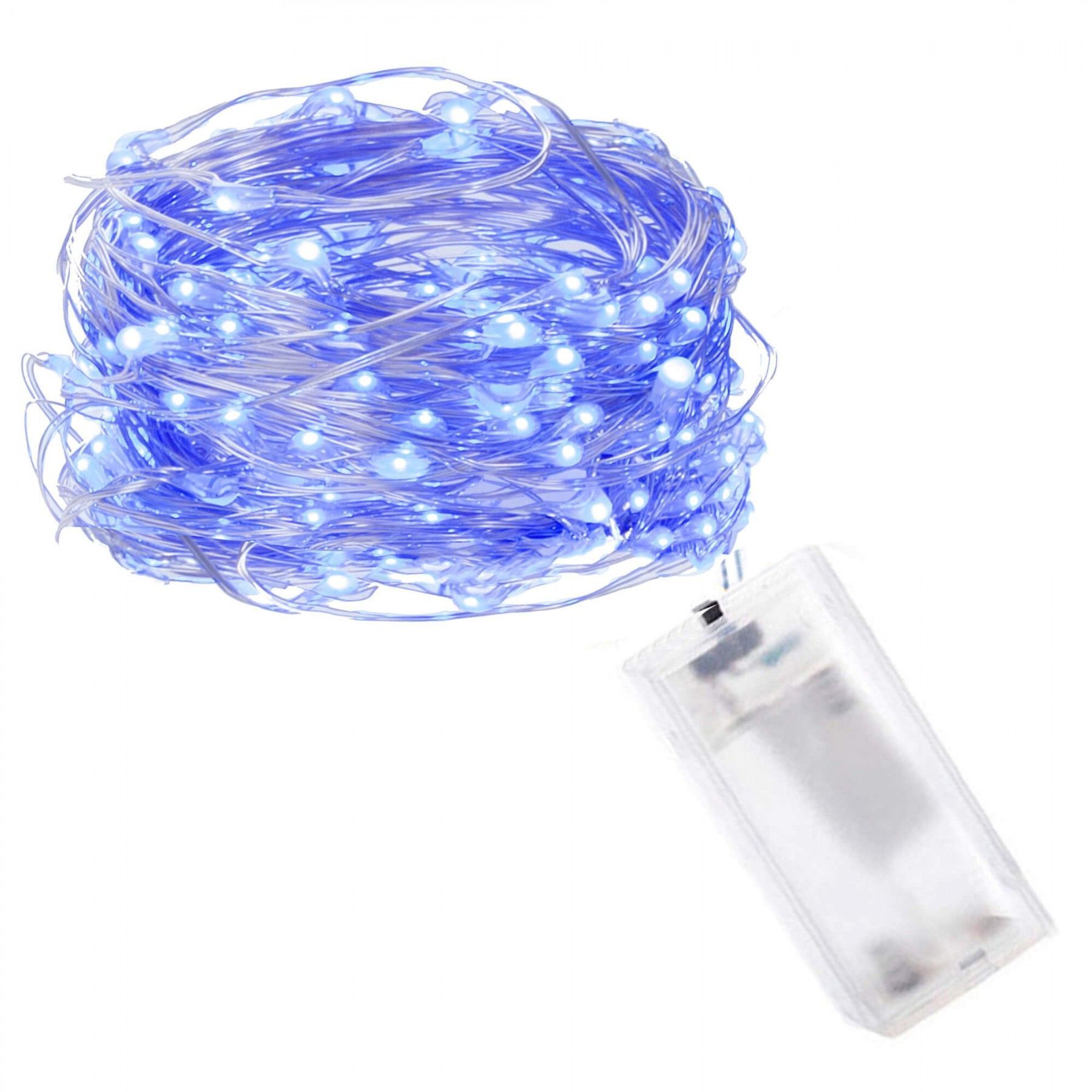 Гірлянда на батареях Springos 0.9 м 10 LED CL0003 Blue