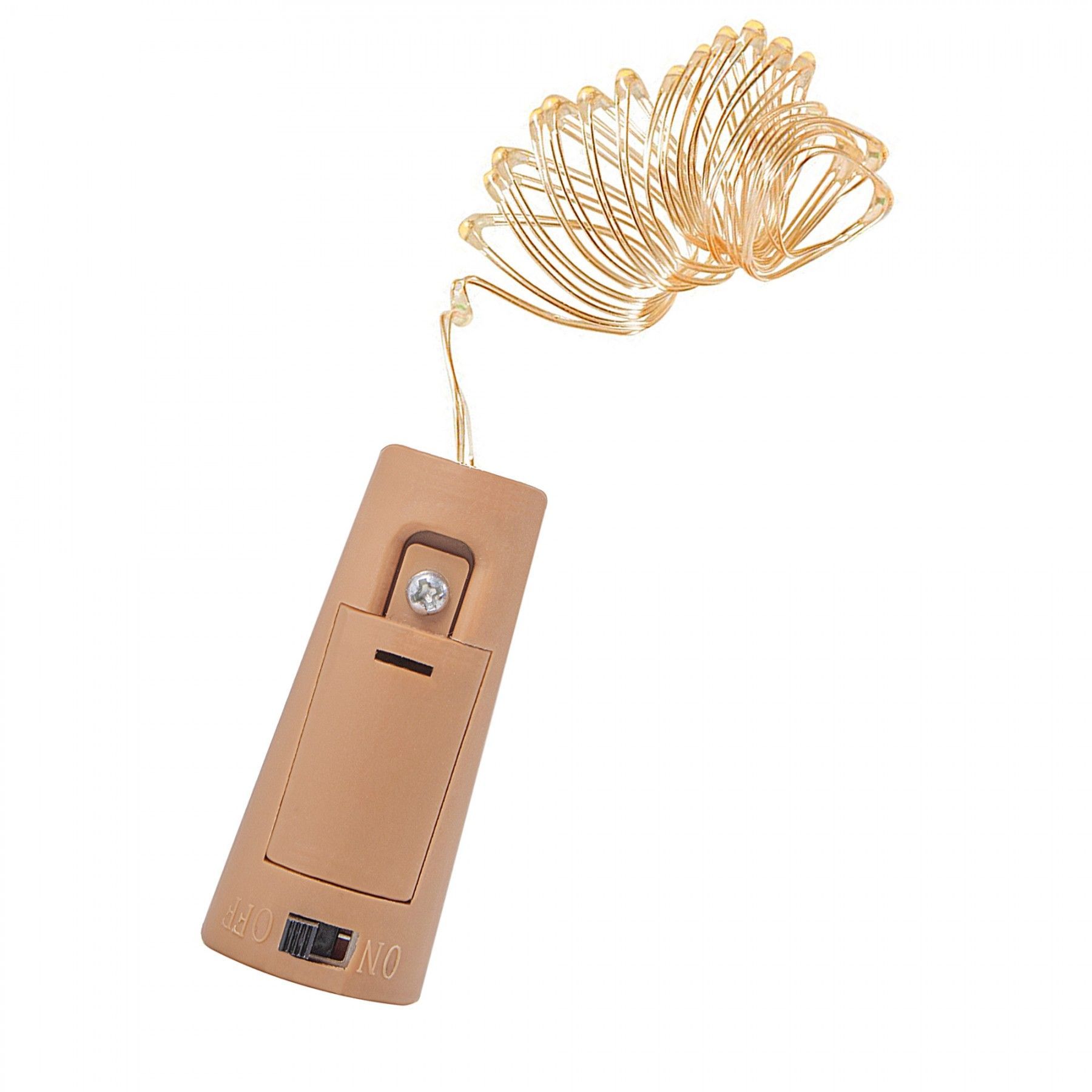 Гірлянда пробка в пляшку на батареях Springos 1.9 м 20 LED CL0026 Warm White