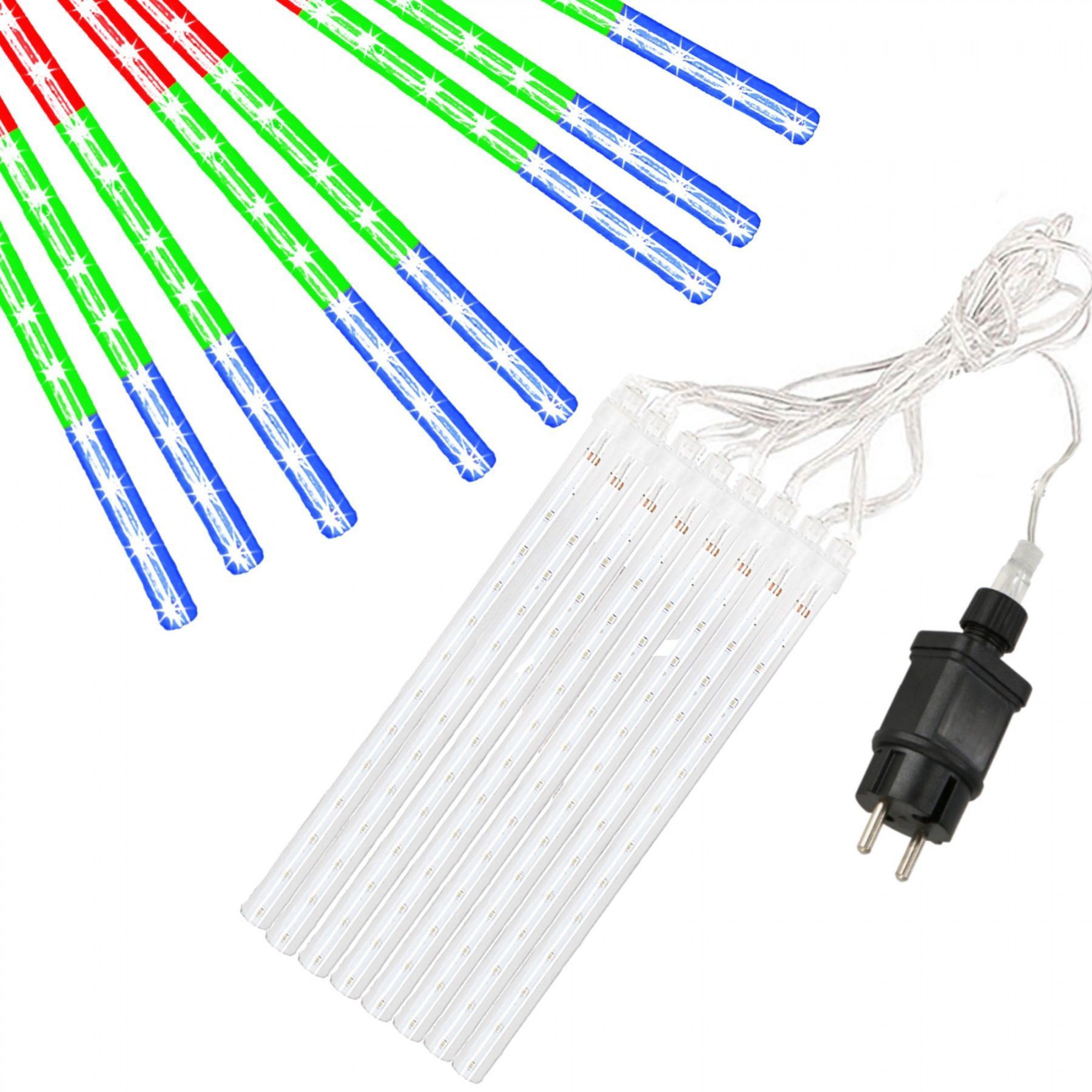 Гірлянда метеоритний дощ Springos 3 м 144 LED CL1216 Mix