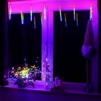 Гірлянда метеоритний дощ Springos 3 м 144 LED CL1216 Mix