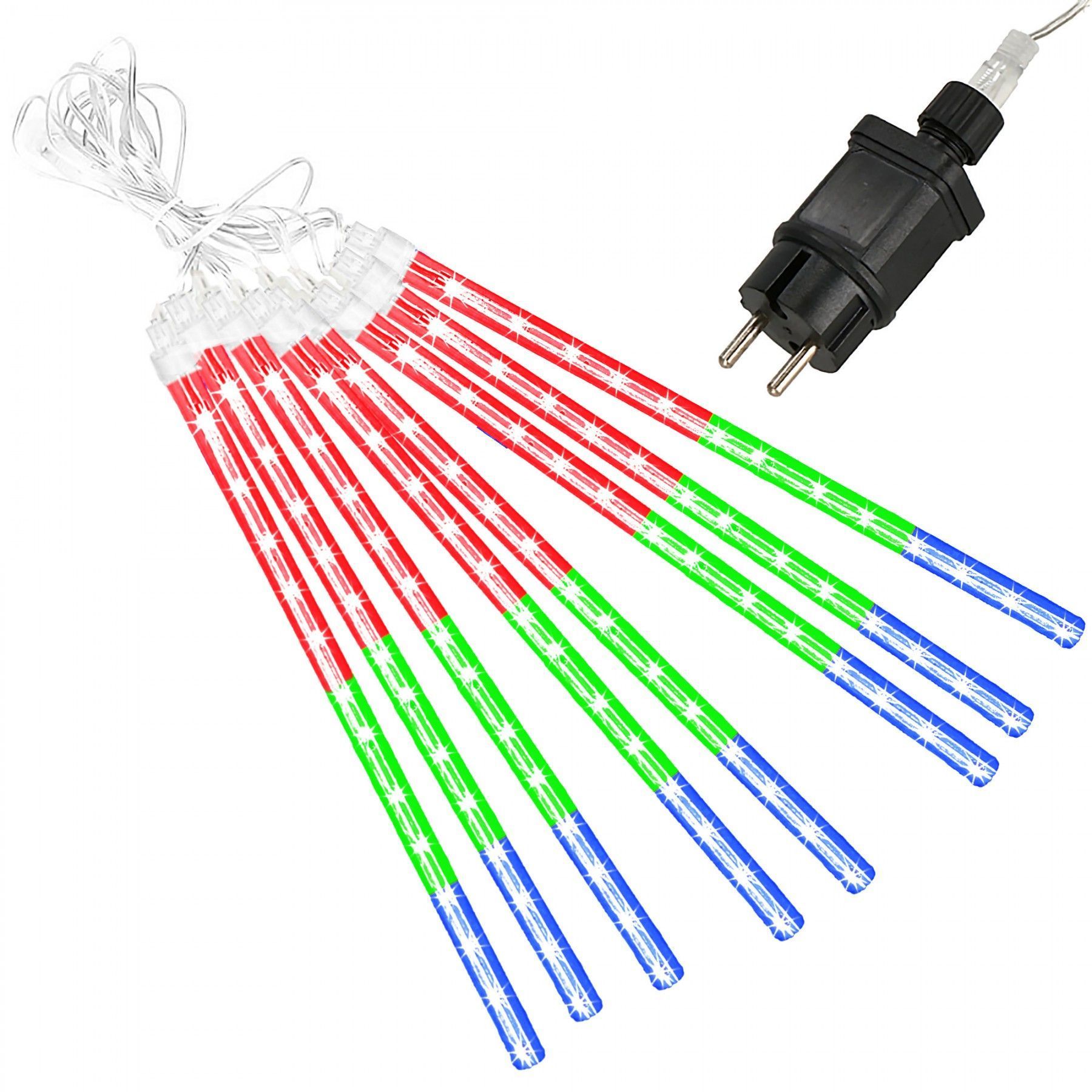 Гірлянда метеоритний дощ Springos 3 м 144 LED CL1216 Mix