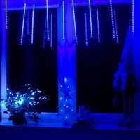 Гірлянда метеоритний дощ Springos 3 м 144 LED CL1215 Blue