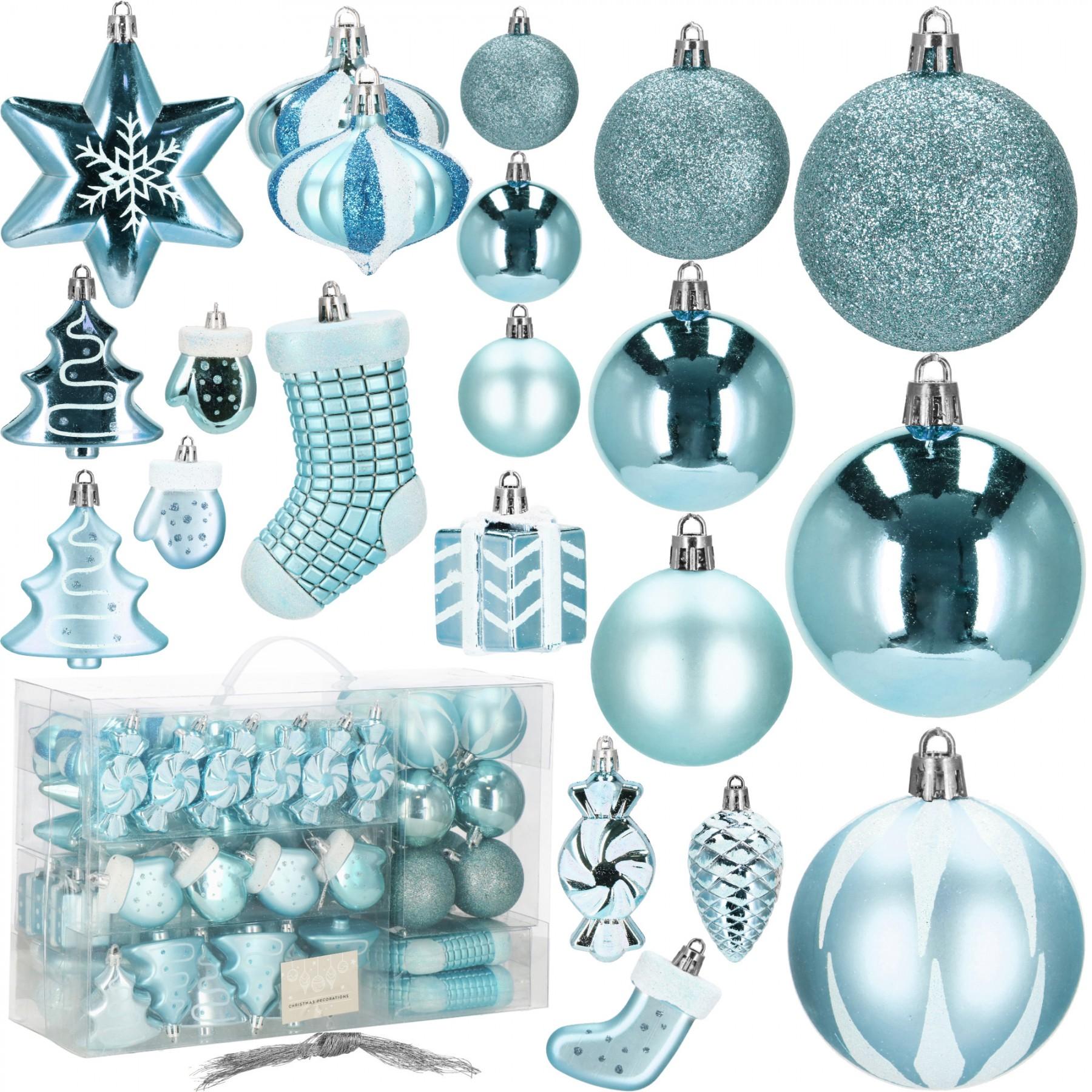 Набір ялинкових іграшок Springos d=4-6 см, h=4.5-10.5 см 77 шт CA0853