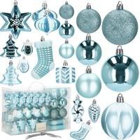 Набір ялинкових іграшок Springos d=4-6 см, h=4.5-10.5 см 77 шт CA0853