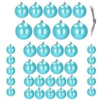 Набір ялинкових куль Springos d=8, 7, 6, 5, 3 см 37 шт CA0845