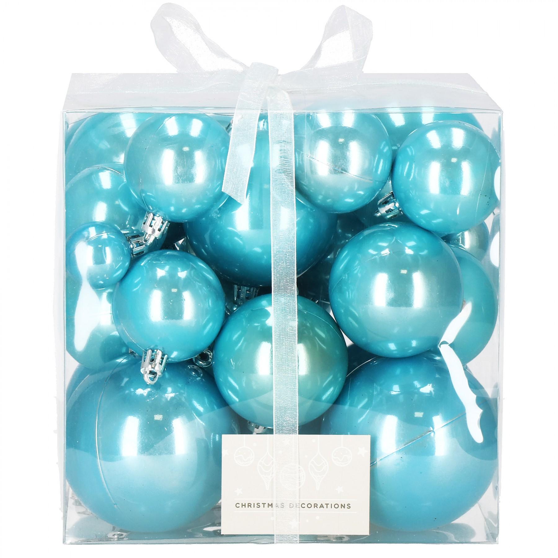 Набір ялинкових куль Springos d=8, 7, 6, 5, 3 см 37 шт CA0845