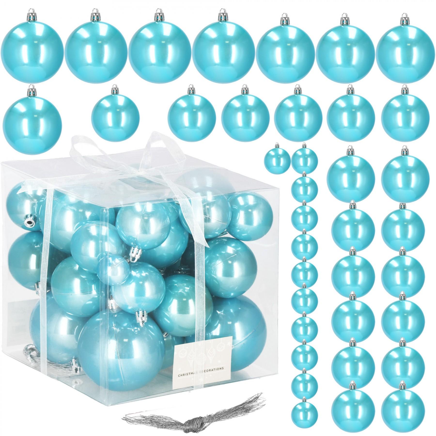 Набір ялинкових куль Springos d=8, 7, 6, 5, 3 см 37 шт CA0845