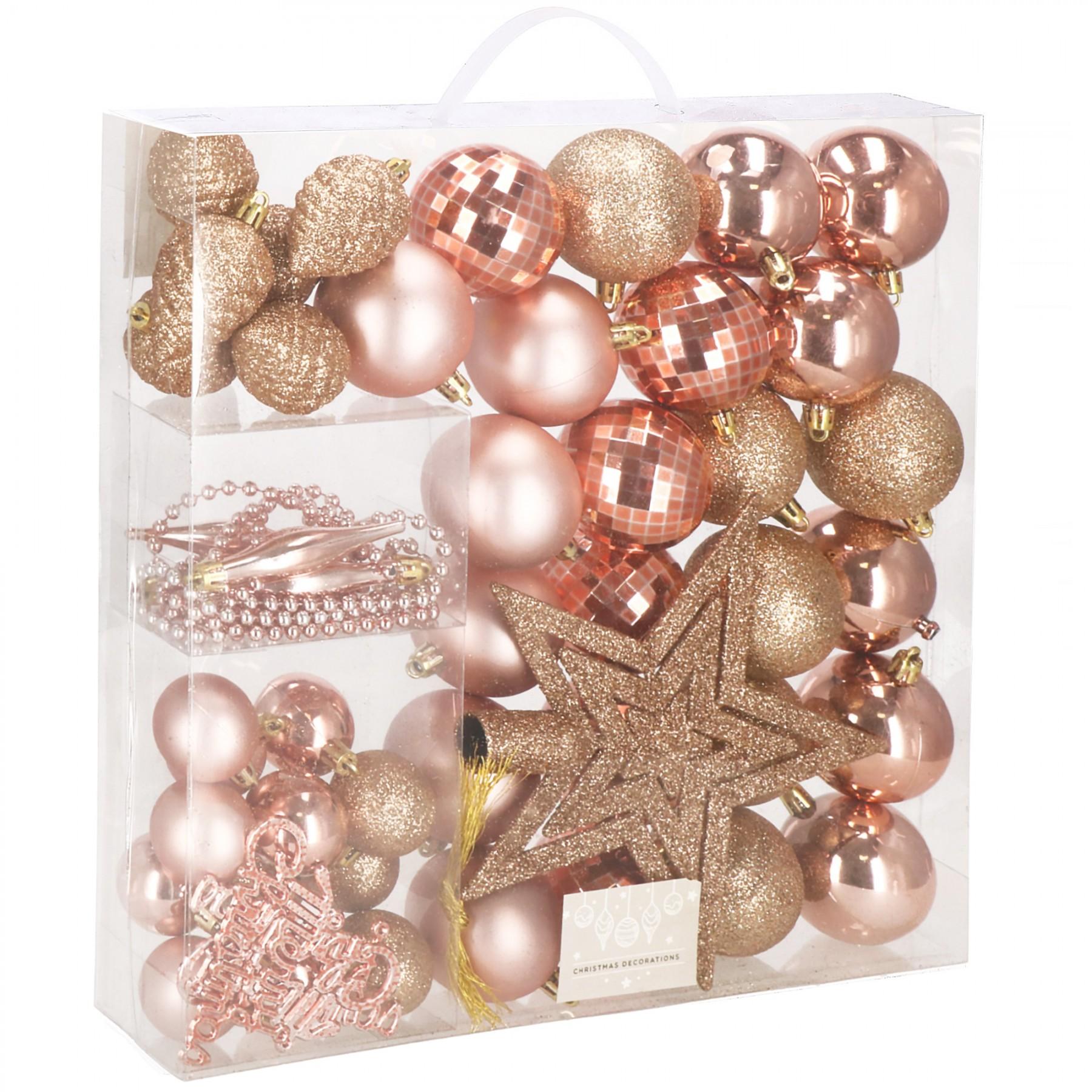 Набір ялинкових іграшок Springos d=4-6 см, h=6-20 см 51 шт CA0126