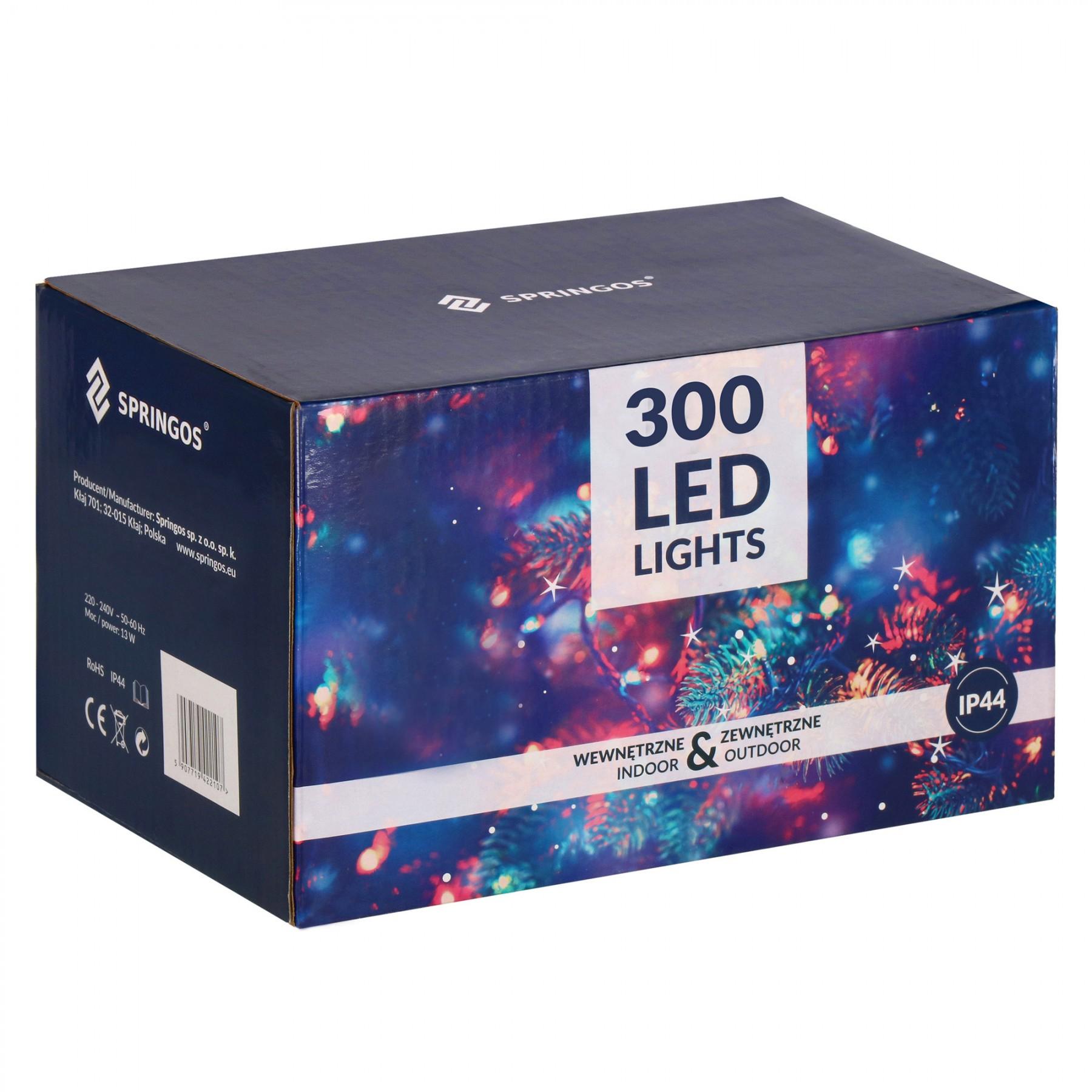 Гірлянда вулична (зовнішня) Springos 18 м 300 LED CL0327 Blue
