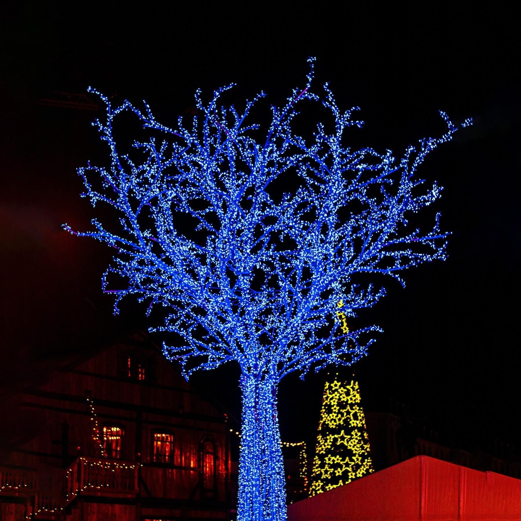 Гірлянда вулична (зовнішня) Springos 18 м 300 LED CL0327 Blue