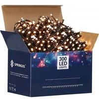 Гірлянда вулична (зовнішня) Springos 24 м 300 LED + Flash CL0328 Warm White