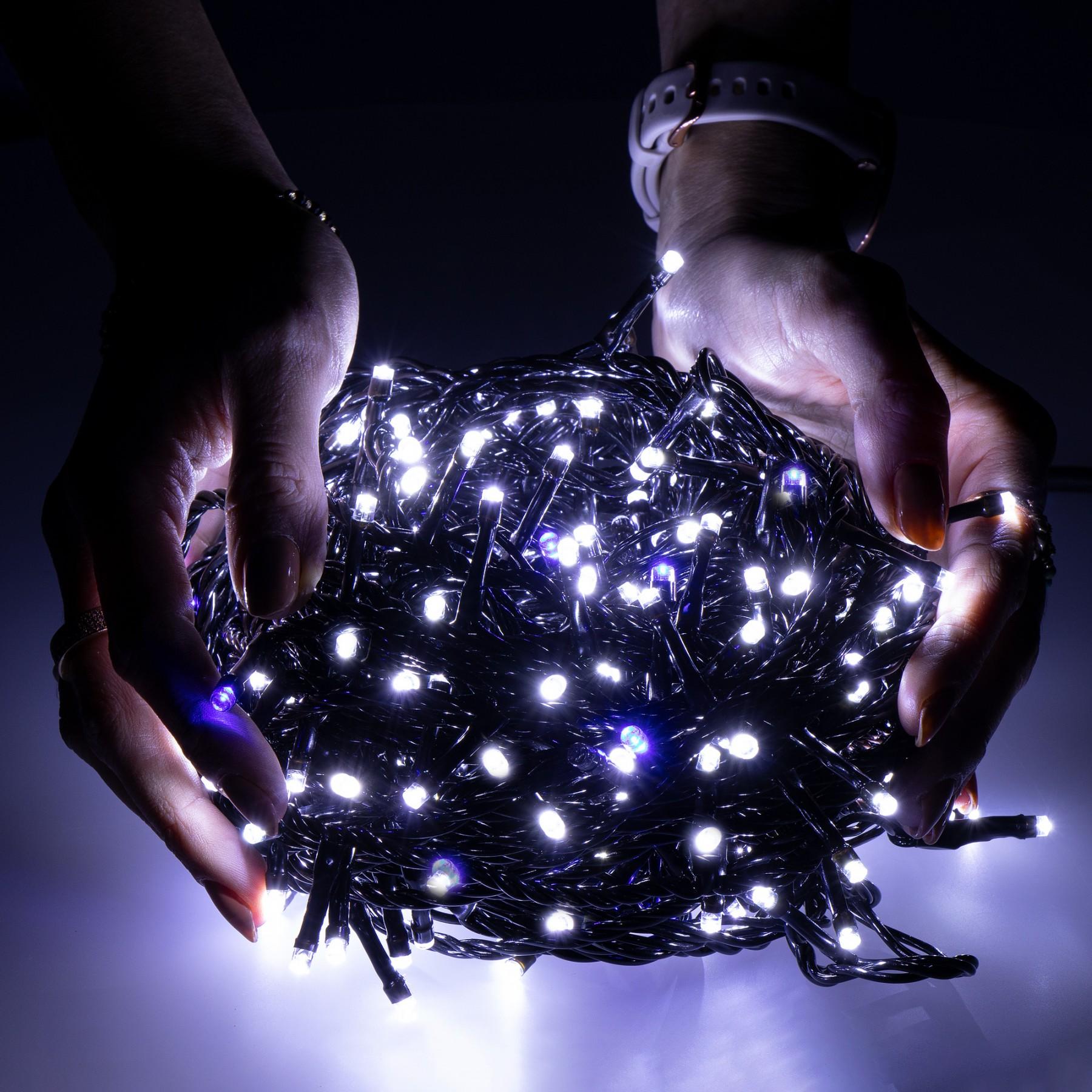 Гірлянда вулична (зовнішня) Springos 24 м 300 LED + Flash CL0329 Cold White