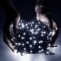 Гірлянда вулична (зовнішня) Springos 24 м 400 LED CL0401 Cold White