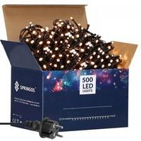 Гірлянда вулична (зовнішня) Springos 40 м 500 LED + Flash CL0528 Warm White