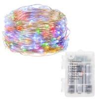 Гірлянда на батареях Springos 9.9 м 100 LED Pilot CL0104 Mix