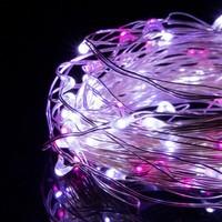 Гірлянда на батареях Springos 9.9 м 100 LED CL0025 Cold White/Pink