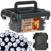 Гірлянда на батареях Springos 9 м 120 LED CL0175 Cold White